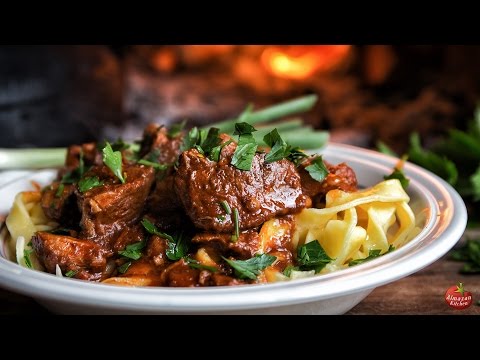 Gulasch selbst gemacht - einfach und lecker! - Schritt für Schritt Rezept / recipe. 