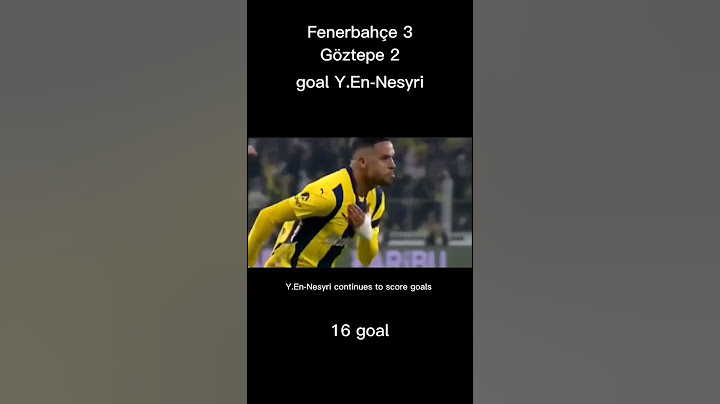 Y.En-Nesyri He continues to score goals #fenerbahçe