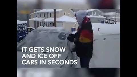 Magic Cone Shaped Windshield Ice Scraper Snow Shovel Tool