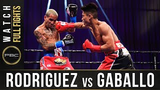 Rodriguez vs Gaballo FULL FIGHT: December 19, 2020 | PBC on SHOWTIME