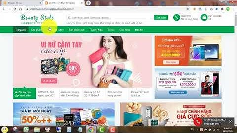 Hướng dẫn chỉnh sửa danh mục Menu mẫu blogspot tiếp thị liên kết