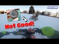 Snowy streets with the CF110&#39;s | Grom top end was TRASHED