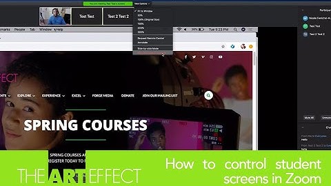How to Control Student Screens in Zoom