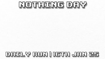 The Binding of Isaac | Curated Daily Run (Nothing Day) 16th Jan 2025 (Rank: 48)