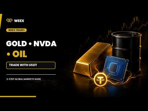 How to Trade Gold, NVDA & Oil with USDT | WEEX TradFi Guide