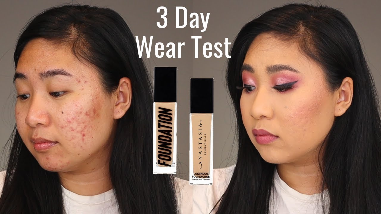 Anastasia Beverly Hills Luminous Foundation For Oily Skin | 3 DAY Wear  Test! - YouTube