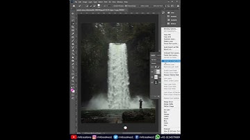 How to Animate Waterfall Easily in Photoshop| Short Photoshop Tutorials #shorts #short