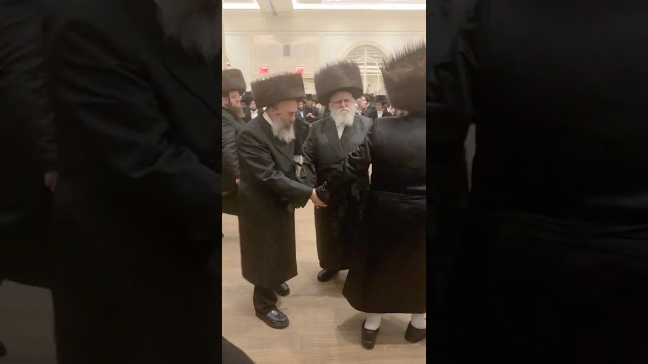 גבאי מרנן האדמורי׳ם מבעלזא וויזני׳ץ בריקוד מיוחד
