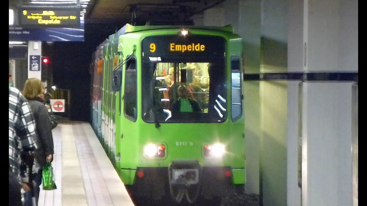 Linie 9 Hauptbahnhof (Stadtbahn Hannover) YouTube Linie 9 Hauptbahnhof (Stadtbahn Hannover) YouTube