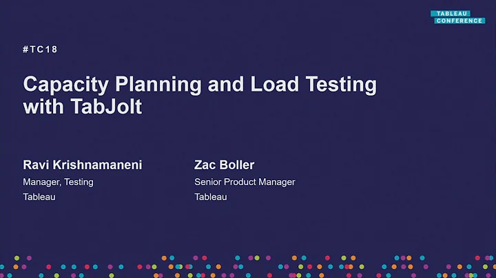 Server tools 202 | Capacity planning and load testing with TabJolt