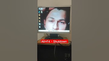 Computer shutdown shortcut key ( Alt+F4 Enter )