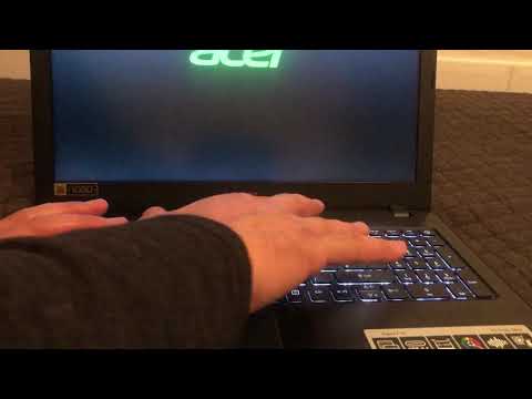 ACER ASPIRE F5-573G - How To Enter Bios Configuration Settings & Windows Recovery