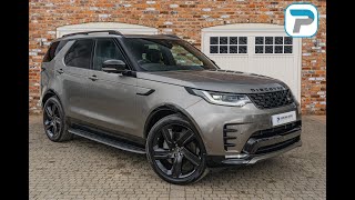 2021/21 LAND ROVER DISCOVERY D300 R-DYNAMIC HSE IN SILICON SILVER METALLIC WITH BLACK LEATHER