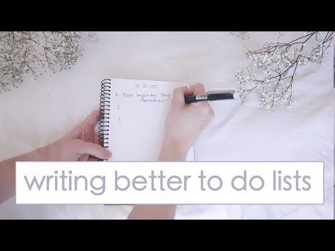 Video: How To Deal With A Daily To-do List