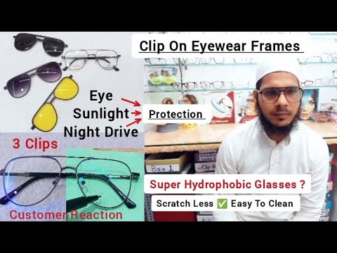 Eye Protection Glasses 💻 |📱 Clip On Eyewear Frames & Specs Unboxing ...