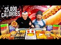 The ultimate allamerican food challenge  25000 calories  twins vs food