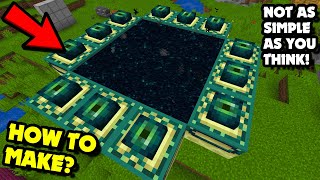 How to Make an END PORTAL in Minecraft 1.19+ in Creative Mode? Not as Simple as You Think!