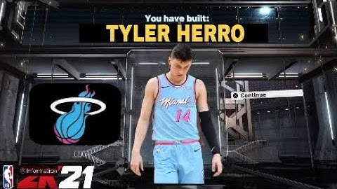 NBA 2K21 TYLER HERRO BUILD! DEMIGOD SHARPSHOOTING BUILD!