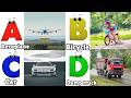 Vehicles Alphabet Song for kids | Vehicle ABC Song | Phonics for Kids | Alphabet Letters, Baby