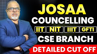 JOSAA Round 3 Allotment 😱 : Category Wise Computer Science Cutoff 2025 #josaa2025