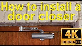 How to install an automatic door closer