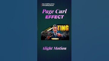 How to create Page Curl Animation  In Alight @FreeEditingBrand