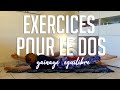 Exercices pour le dos au sol gainage quilibre