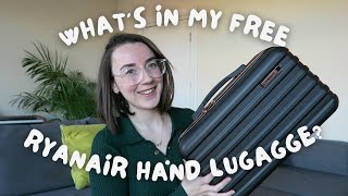 What's in my FREE Ryanair Hand Luggage? | Cabin Max Anode Vanity Case Review