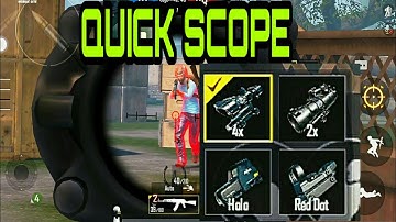 ENABLE PERMANENT QUICK SCOPE IN PUBG MOBILE LITE || HOW TO ENABLE QUICK SCOPE IN PUBG MOBILE LITE