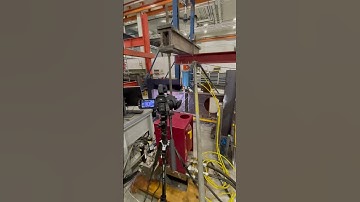 Cellular beam test 1 - Ready to roll…. (Back stage)