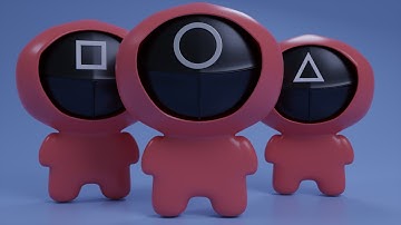 Squid game/ 3d modeling.