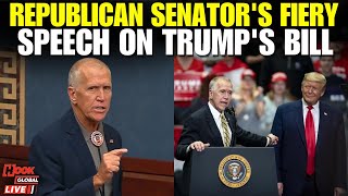 US Senate LIVE: Republican Sen. Tillis Shreds 'Big Beautiful Bill' in Fiery Speech | Trump | US News