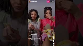 Chloe x Halle Tea Time 10/8/20 with comments