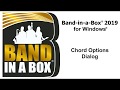 Band-in-a-Box® for Windows: Chords Options Dialog
