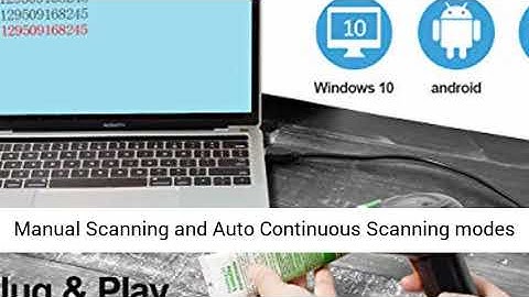 Tera USB Laser Barcode Scanner Wired Bar Code Scanner Reader Handheld Extra Long USB 1D Review