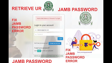 How To Retrieve Your Jamb Login (Profile) Password