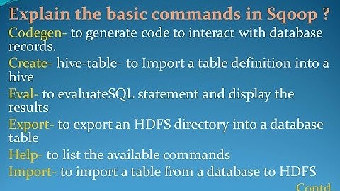 Latest Apache Sqoop Interview Questions and Answers for freshers and experienced– Part 3