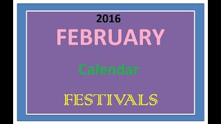 Indian Hindu February Telugu Panchangam Calendar Festivals | Telugu February Calendar Holidays 2016 screenshot 5