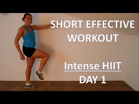 Intense HIIT Cardio Workout - Increase Fat Loss - Boost Metabolism - Day 1