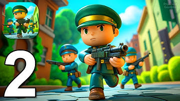 Loot & Shoot - Gameplay Walkthrough Part 2 War Army Commander Survival (iOS, Android)