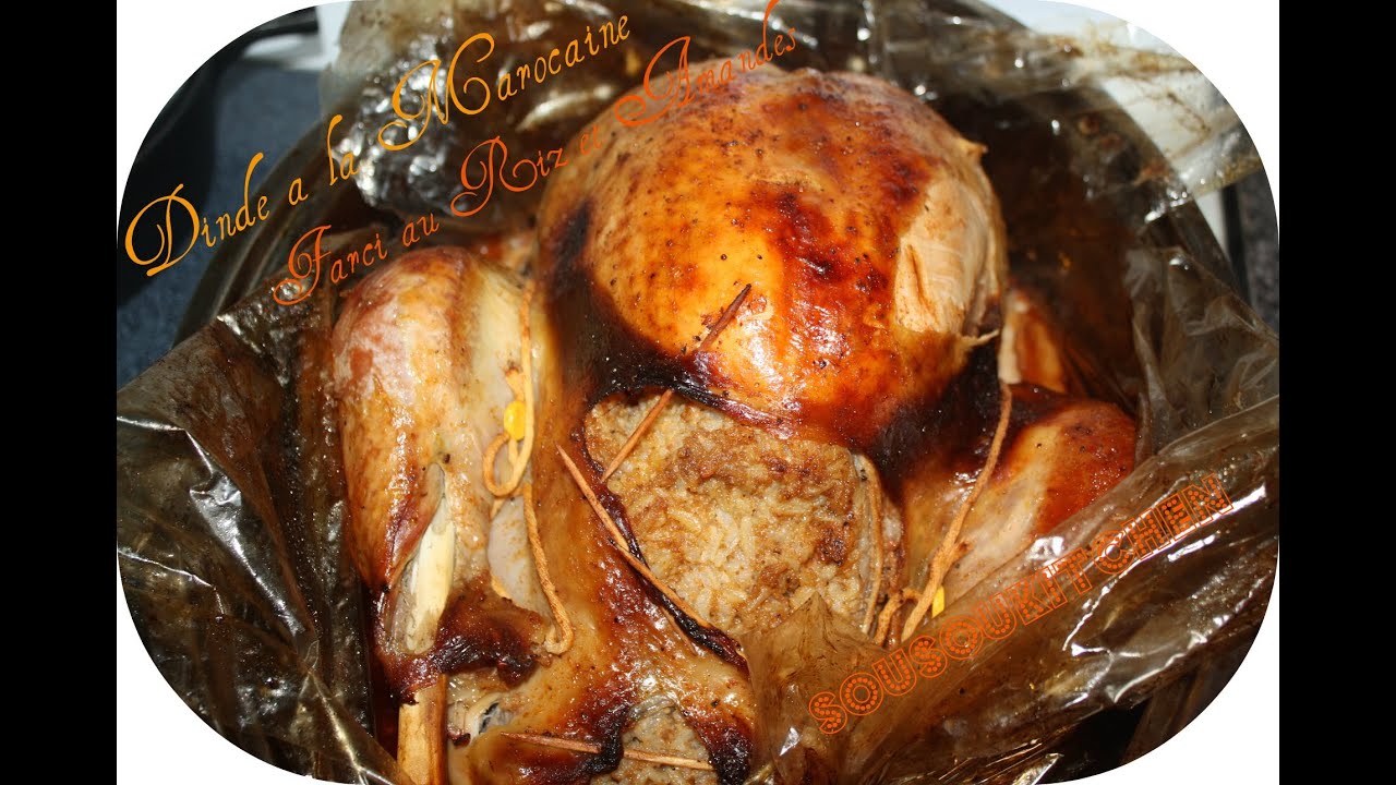 Dinde Farcie A La Marocaine Chhiwat Bladi Sousoukitchen