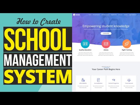 Video: How To Make A School Website