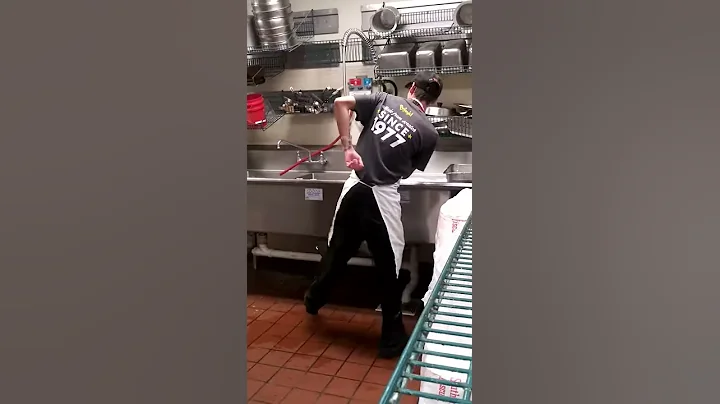 Randy the Wizard King Dancing and Washing Dishes