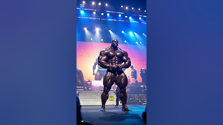 L'homme Noir le plus musclé du monde
