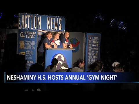 Neshaminy High School students give nod to Action News during annual 'Gym Night'