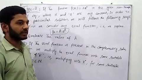 solution of non homogeneous difference equation type 2