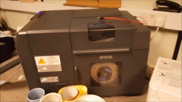 Epson C7500G colour label print and apply with remote pause - KTEC GROUP UK