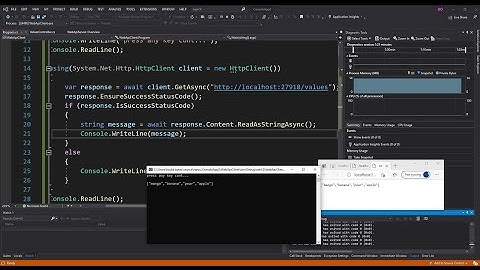 ASP.NET Core Web API Client/Server App with Visual Studio