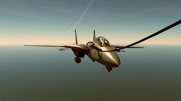 Refueling the HeatBlur F-14 in DCS World