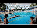 School community swim relay event!